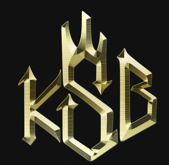 Golden KSB monogram